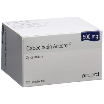 Capecitabine Accord film tablets 500 mg 120 pcs